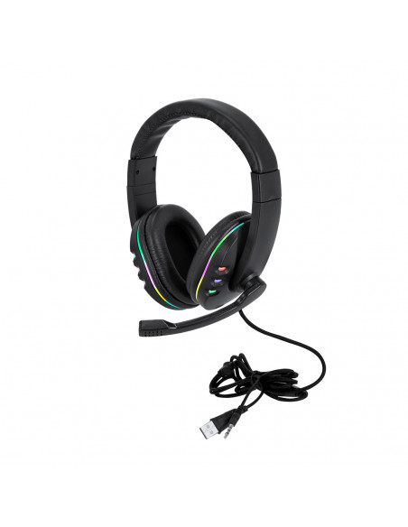 Auriculares Gamer Sohan con Micrófono y LEDs Multicolor