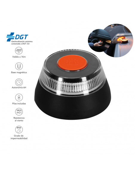 Luz Emergencia V16 Geolocalizada Kershaw