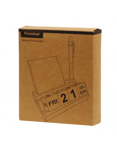 Porta notas de bambú PERPETUAL