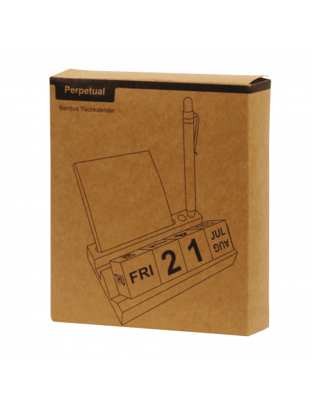Porta notas de bambú PERPETUAL