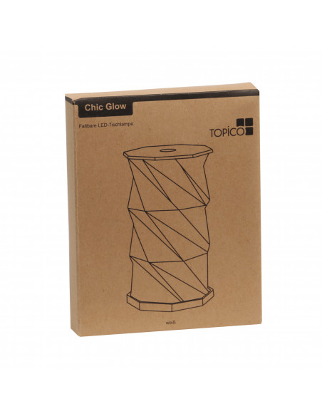 Lámpara de mesa LED plegable/extensible CHIC GLOW