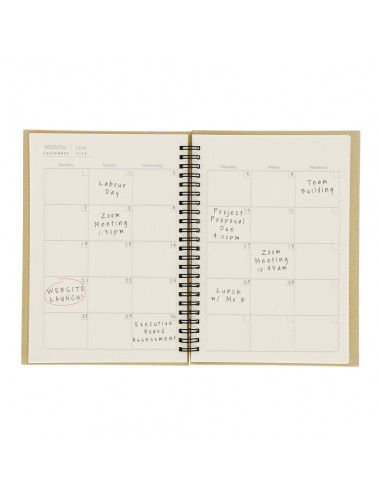 Libreta Planning Mensual Celik