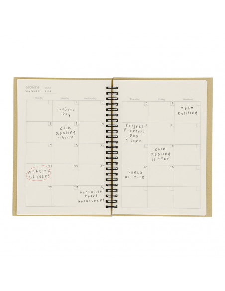 Libreta Planning Mensual Celik