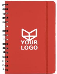 Libreta de anillas Pusik con tapas de PU reciclada