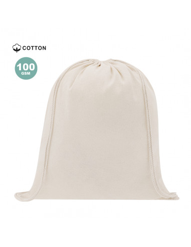 100 Mochila de cuerdas Algodón 100 g/ m2 impresas