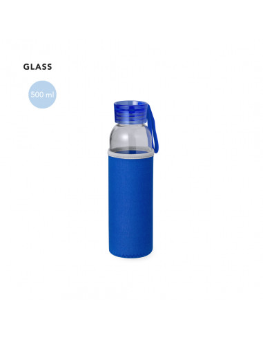 50 Bidones en cristal de 500 ml, Grabado a todo...