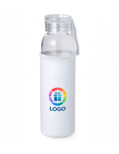 50 Bidones en cristal de 500 ml, Grabado a todo color.