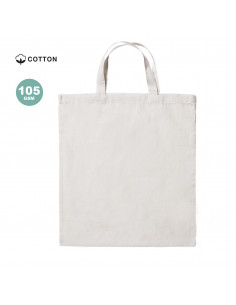 100 Bolsas Asas Cortas Algodón con Grabación a 1 color 2