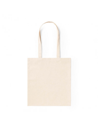 100 Bolsas Asas Largas Algodón con Grabación a...