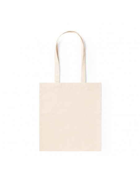 100 Bolsas Asas Largas Algodón con Grabación a 1 color