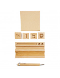 Porta notas de bambú PERPETUAL 2