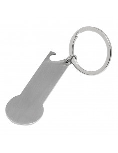 Llavero de ficha para carros de la compra NO COIN