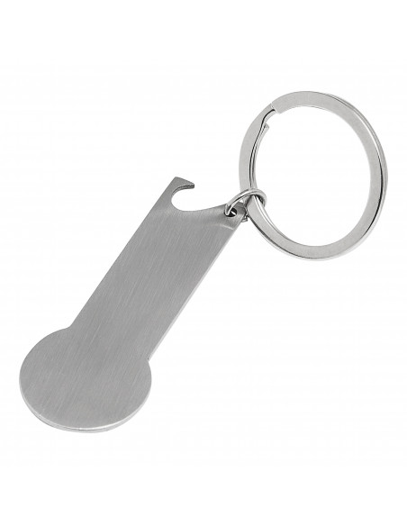 Llavero de ficha para carros de la compra NO COIN