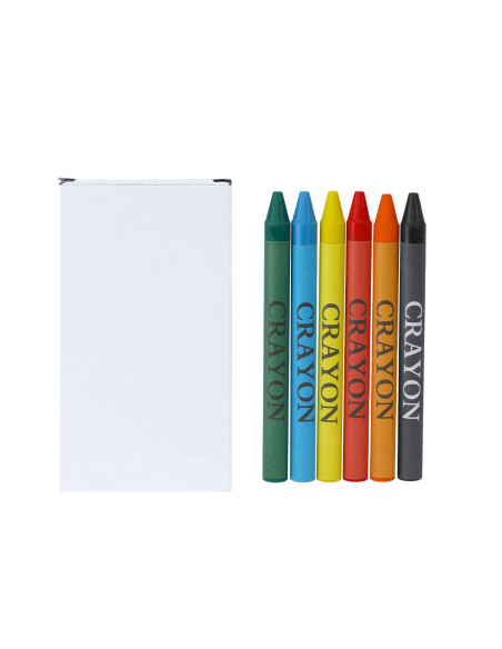 Caja con 6 Ceras de Colores Cucko