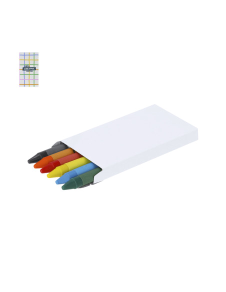 Caja con 6 Ceras de Colores Cucko