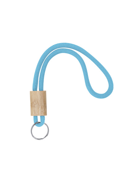 Llavero Walnut en Poliéster y Bambú