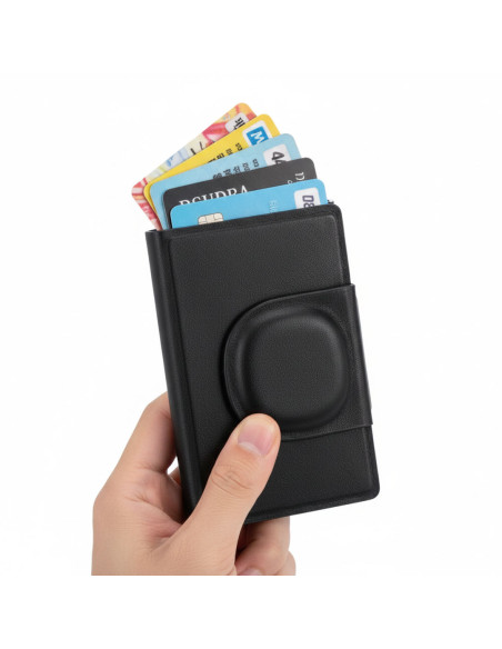 Tarjetero con Localizador Inteligente Selkik