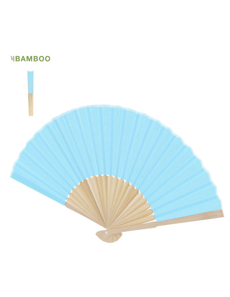 Abanico Mynor en Poliéster y Bambu