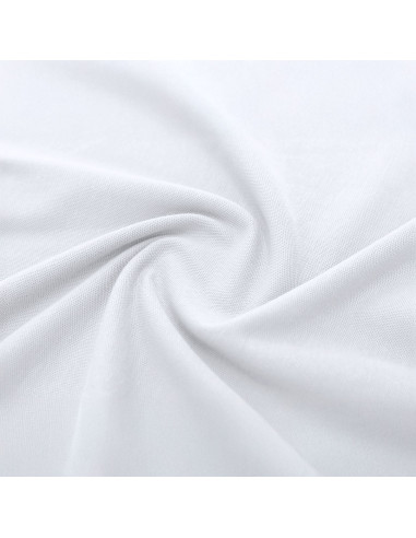 Polo Adulto Blanco Charles de Algodón 180 g/m2