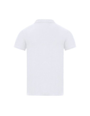 Polo Adulto Blanco Charles de Algodón 180 g/m2