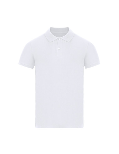 Polo Adulto Blanco Charles de Algodón 180 g/m2