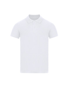 Polo Niño Blanco Charles en Algodón de 180 g/m2 2