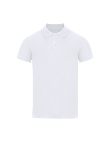 Polo Niño Blanco Charles en Algodón de 180 g/m2
