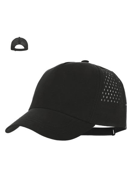 Gorra Ithaca en Microfibra con Rejilla