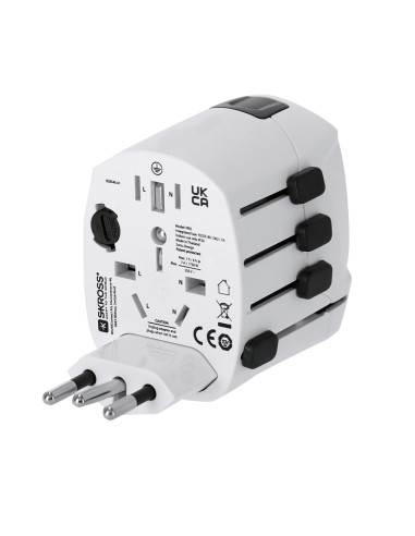Adaptador Viaje Universal Skross PRO 3-POLE