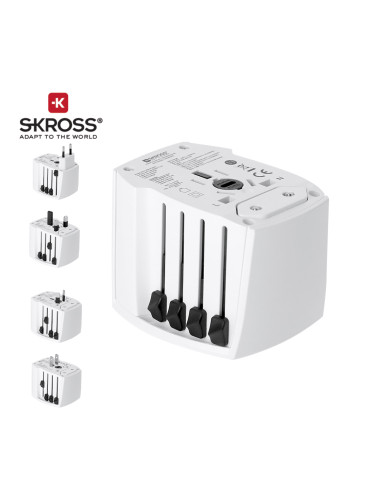 Adaptador Viaje Universal Skross MUV USB 30W PD