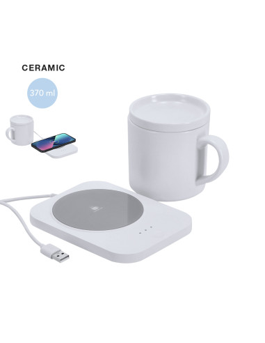 Calentador Tazas con Cargador Wasoox