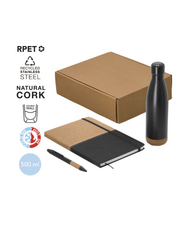 Set Gravan con Bloc, Bolígrafo y Bidón