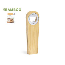 Abridor Magnético de Bambú Diseño Único
