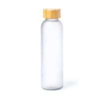 Botella de Agua Publicitaria en Cristal de 500 ml. 
