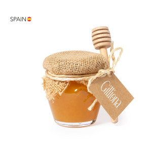 Tarro de miel linea Gourmet con etiqueta personalizable