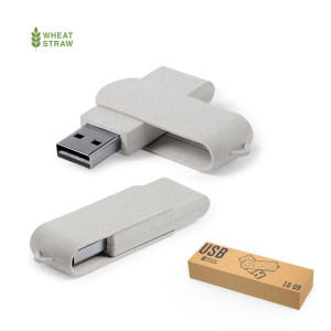 Memoria USB Caña de Trigo de 16GB Kontix